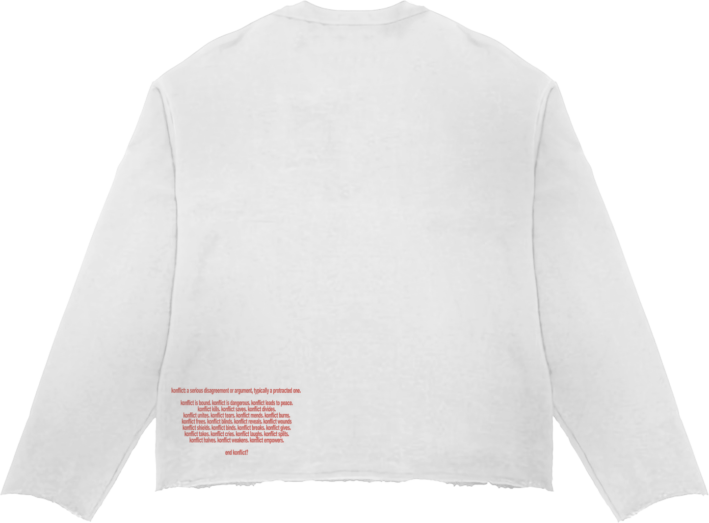 "End Konflict?" Longsleeve